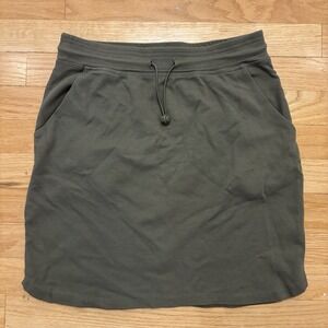 Sundry Evereve Sunday Skirt Elastic‎ Waist Green Size 1 Small/Medium